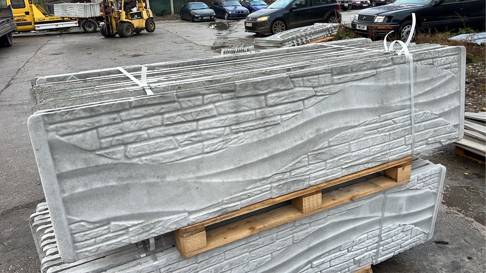 Gard beton placa stalp