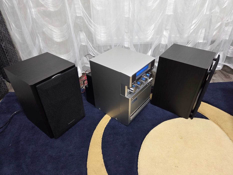 Minicombină Panasonic SA-PM20 + boxe SB-PM20, combina audio retro