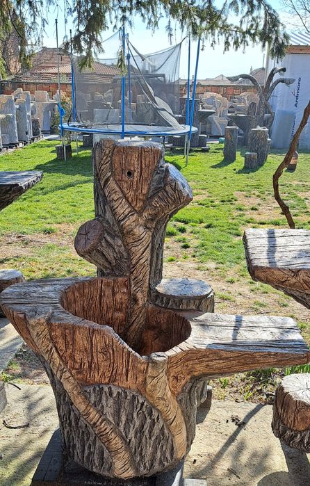 Мивка от щампован бетон