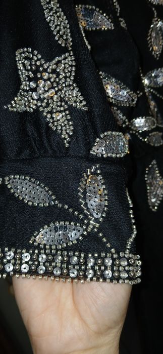 Вечерние платье мелкий бисер