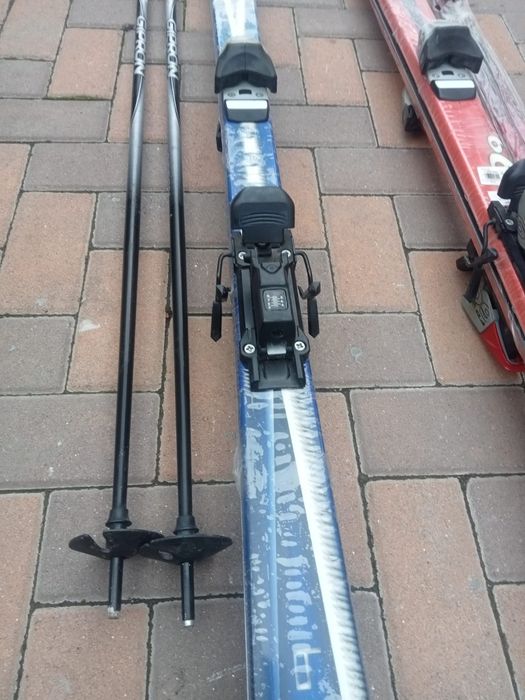 Skiuri ski Rossignol Cut-X + legături+ bete