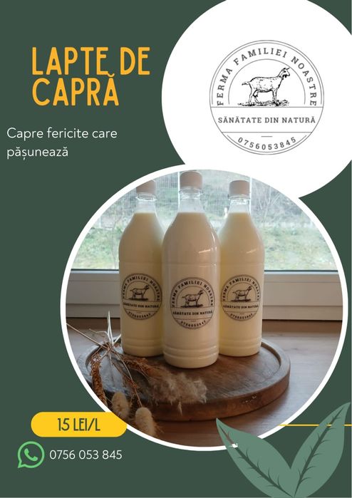 Vindem lapte de capră