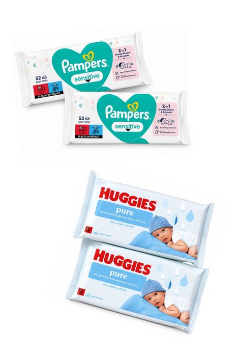 Памперси и гащички: Pampers, Little Angels, Mamia, Dunnes. Внос от Англия