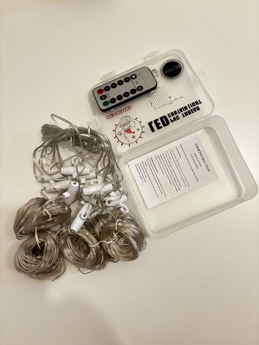 Гирлянда  штора 3х3 метра