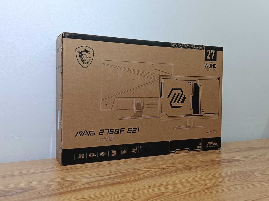 MSI MAG 275QF E21 / 27″ / 210Hz / 2K / IPS / 0.5ms / HDR 400