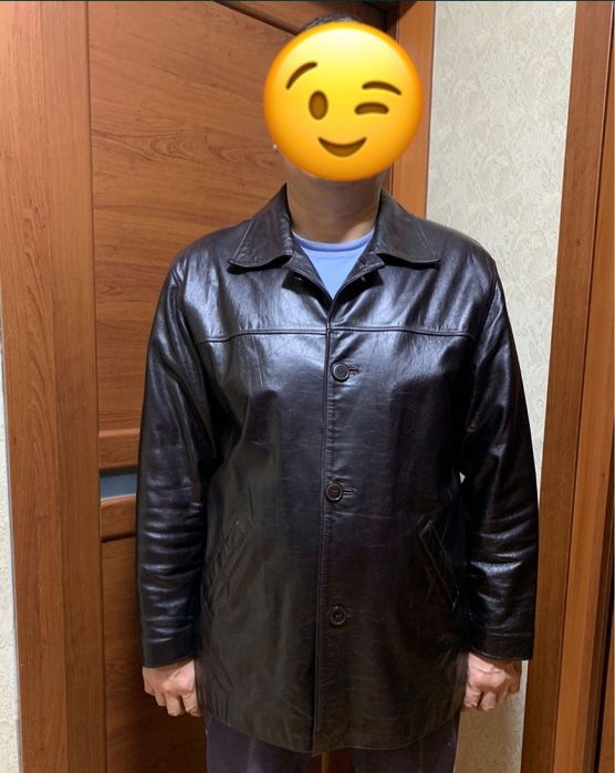 Куртка мужская кожаная