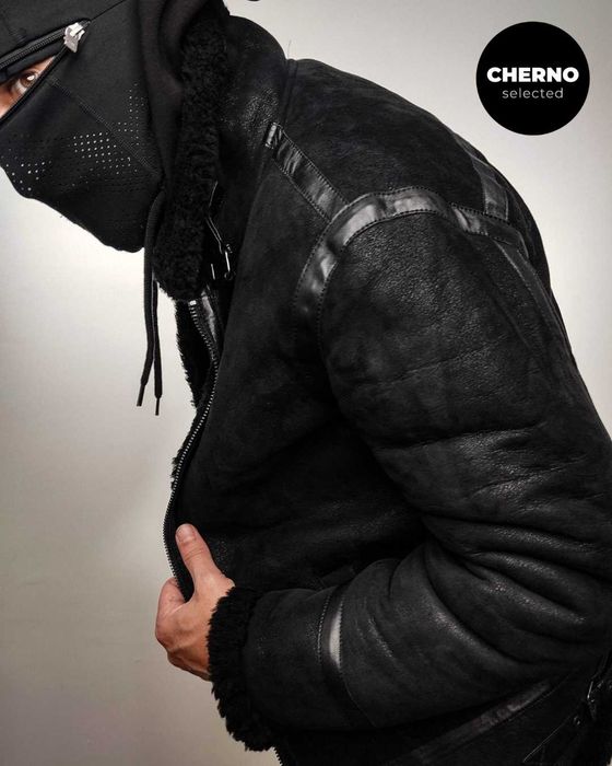 Мъжко бомбър яке от естествена агнешка кожа LEVI'S MADE & CRAFTED M•L