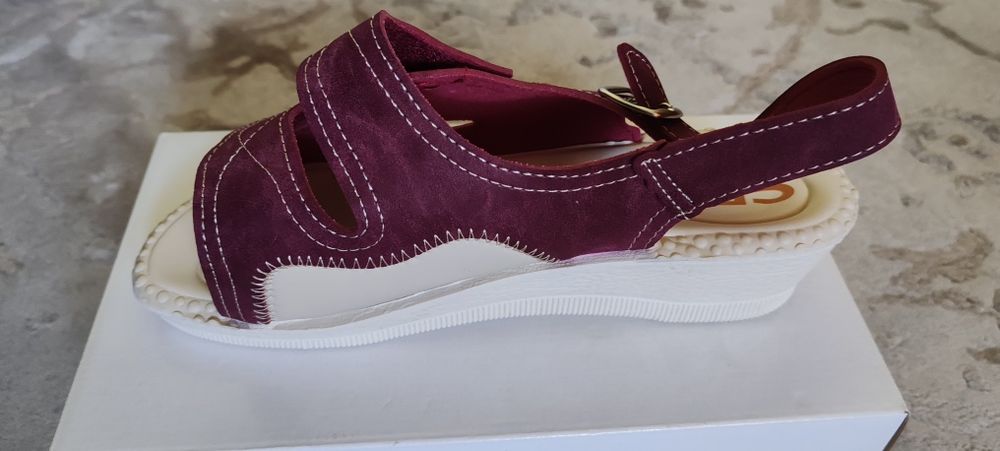 Sandale pentru monturi femei Mjartan 2815-N08 bordo