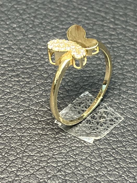 Златен пръстен уникален пеперуда ЧИСТО НОВ Gold prasten zlaten zlato