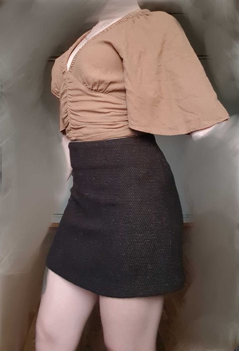 Блузка  укороченная ZARA