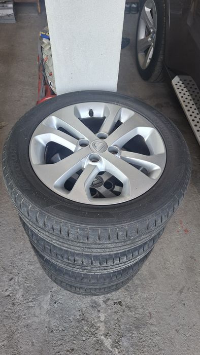 Jante aliaj Dacia Logan 4x100 cu Anvelope Hankook 185/65/15 import Austria