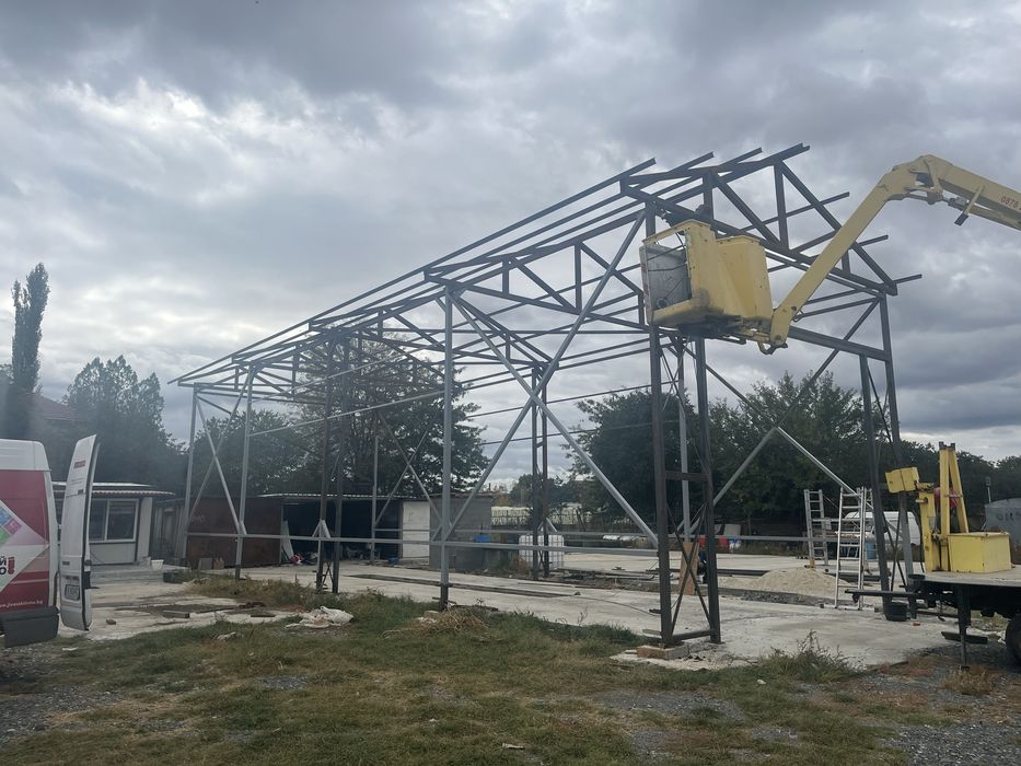 Метални конструкции,бунгала,ковано желязо,парапети,огради,мебели