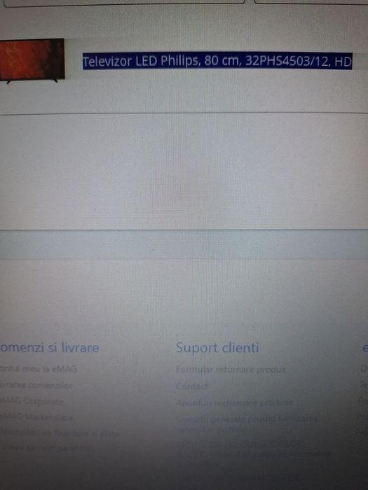 Tv Philips pentru piese