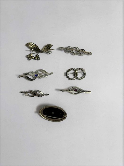 Броши серебро 875 проба СССР