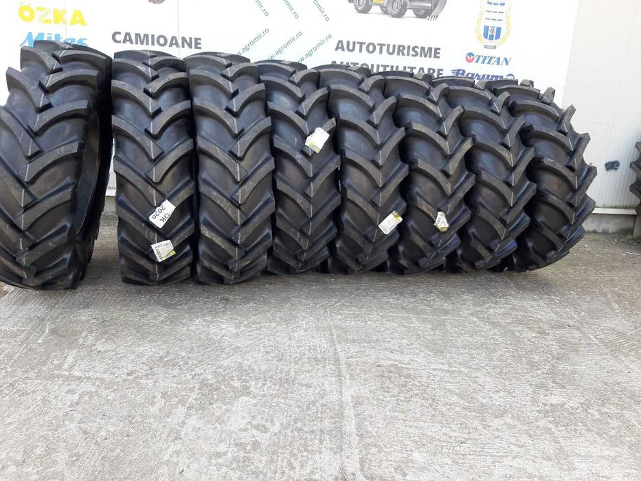 12.4-24 marca OZKA cu 8 pliuri anvelope noi pentru tractor fata