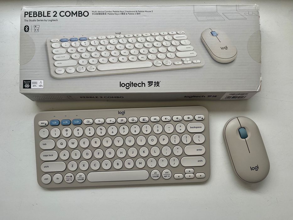 Клавиатура + мышь Logitech Pebble 2 (k380/k390)