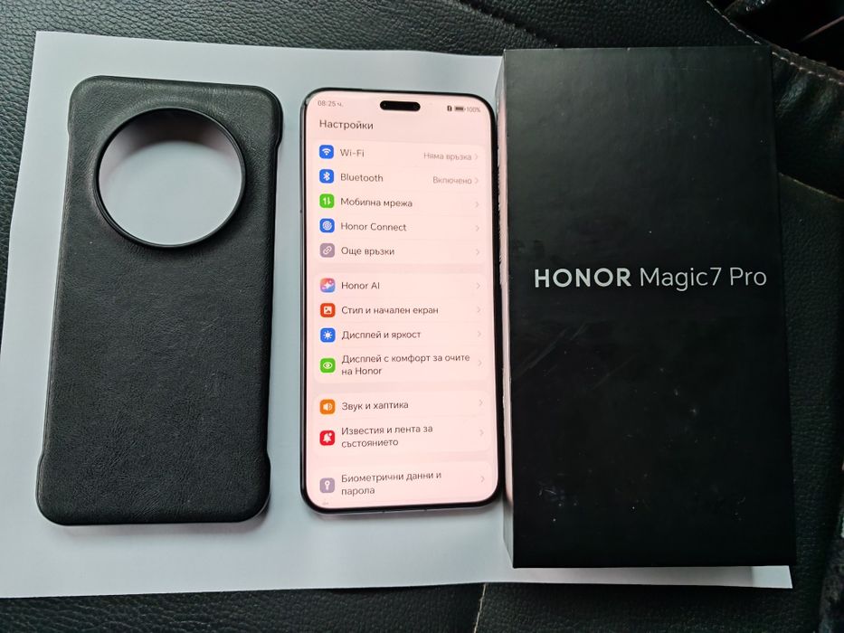 Honor magic 7 pro/12-512/, като нов, комплект.