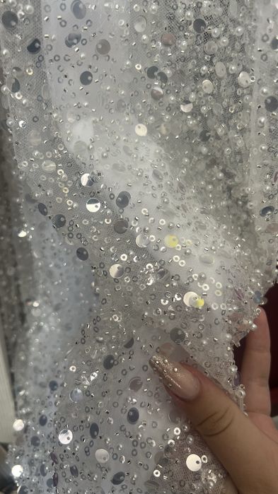 Rochie din dantela cu margele