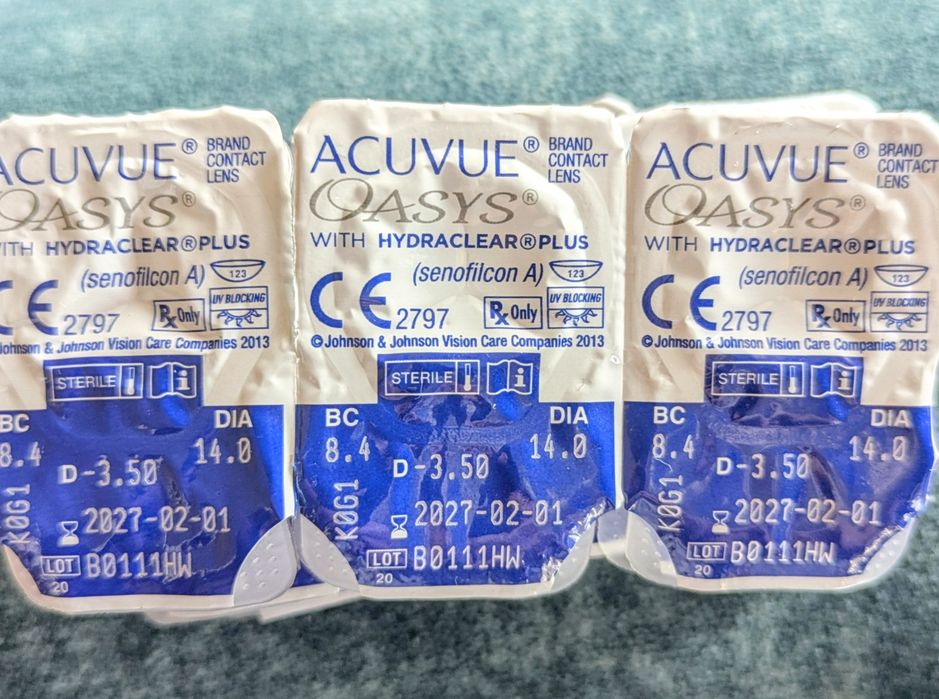 Kontakt linzalar Acuvue Oasys (Yangi) - Контрактные линзы Acuvue Oasys