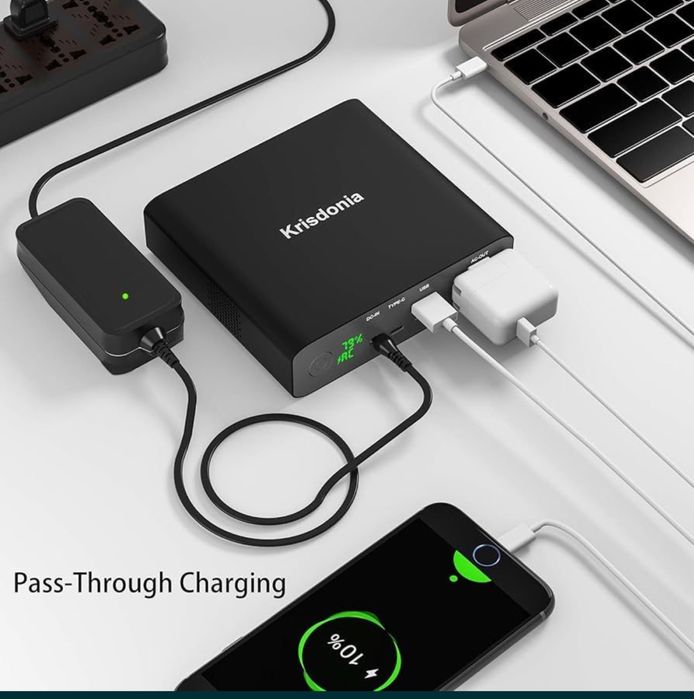 Преносимо зарядно за лаптоп Krisdonia-27000mAh/130w
