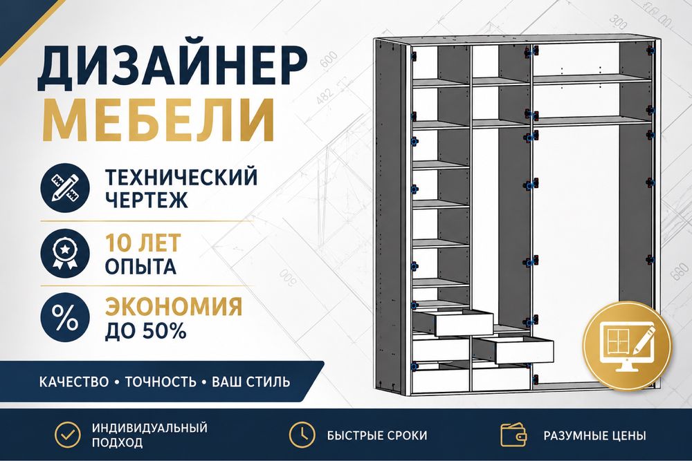 Конструктор-технолог, дизайнер мебели