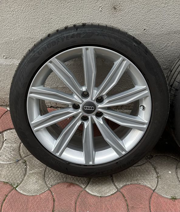 JANTE ORIGINALE AUDI A6 C8 R19 cu anvelope vara GoodYear 245/45 R19
