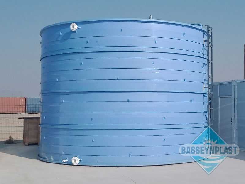 Эко емкость, резервуар 100м3, тонн из полипропилена для воды, бак
