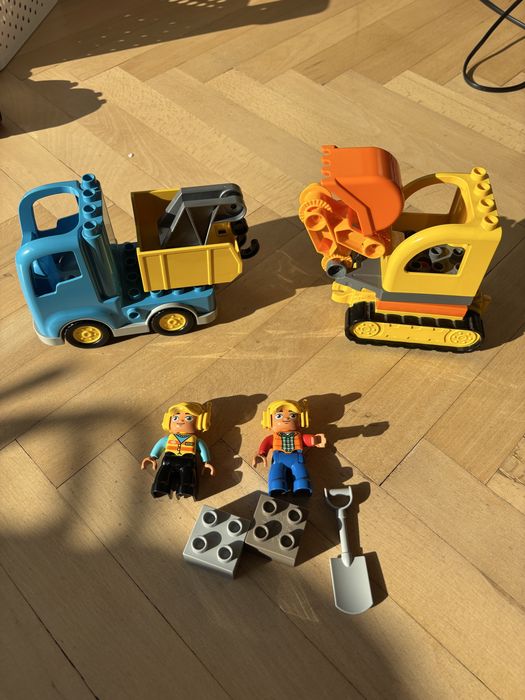 Lego Duplo Камион и Верижен багер 2+