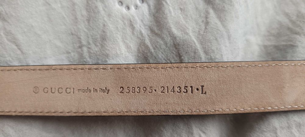 Детски колан оригинален Gucci естествена кожа