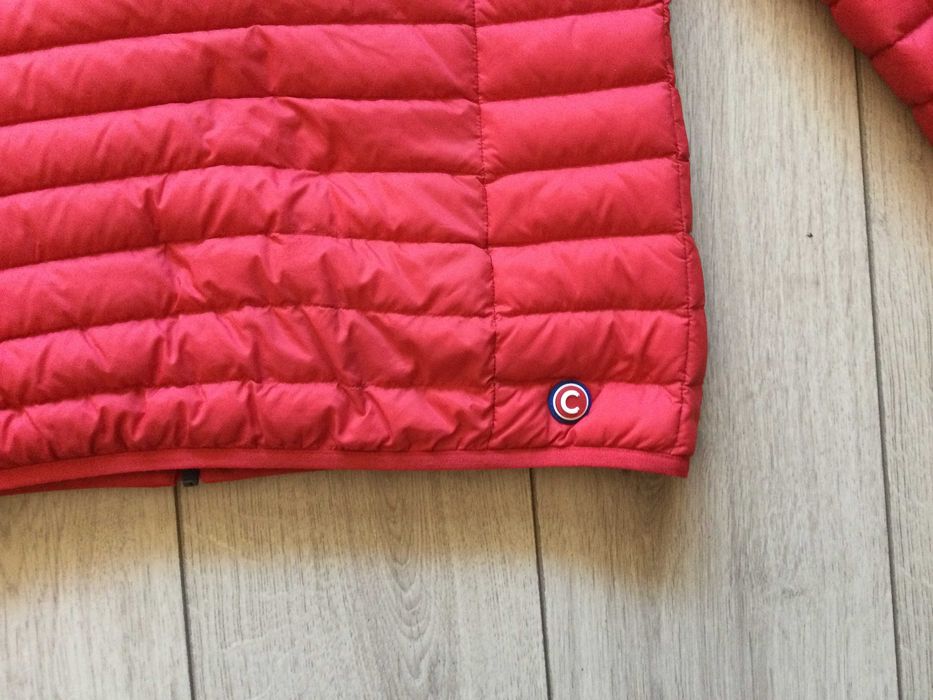 НОВО оригинално червено пухено яке COLMAR размер 56 / XL от Италия