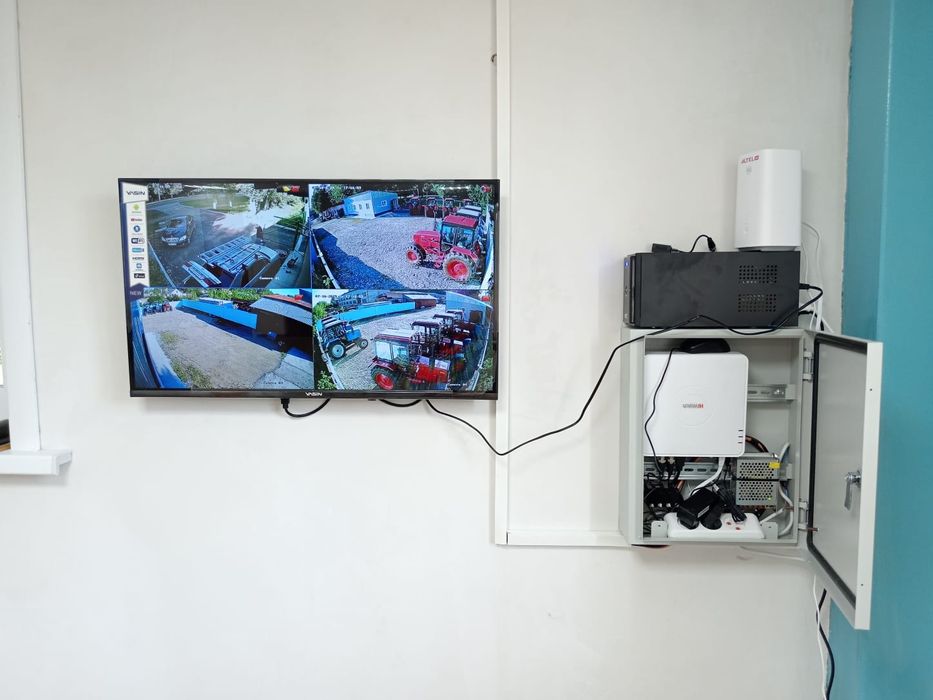 Установка видеонаблюдения.Камеры.Локальные сети.Пожарная сигнализация