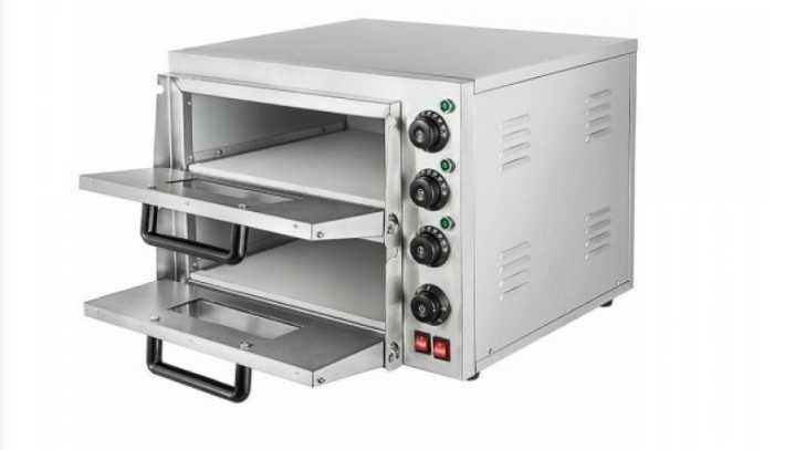 Фурна за пица на две нива професионална с плочи