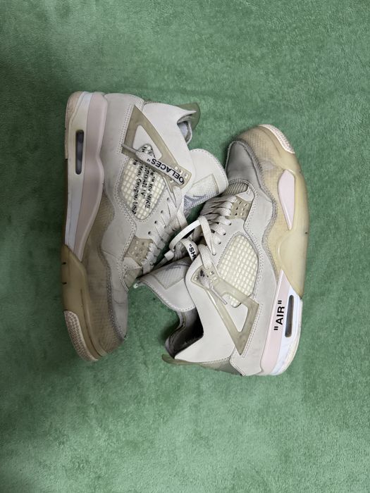 Jordan 4 Off-White Sail