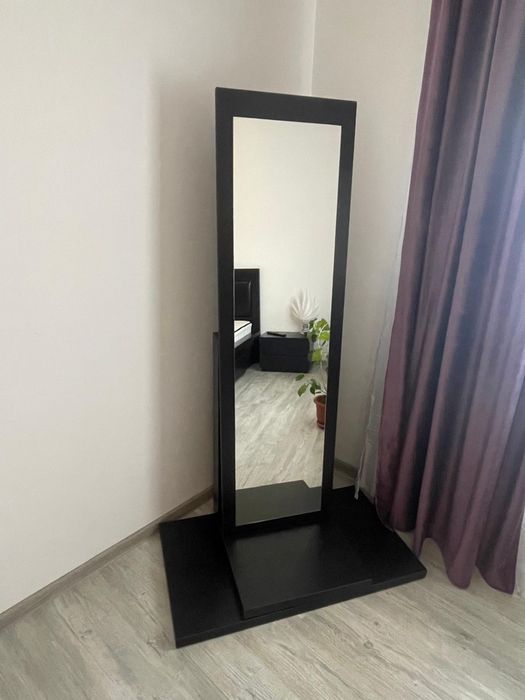 Dormitor complet wenge pat 160x200, noptiere2, comoda tv,oglinda