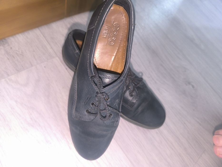 Ecco макасины натуральная кожа