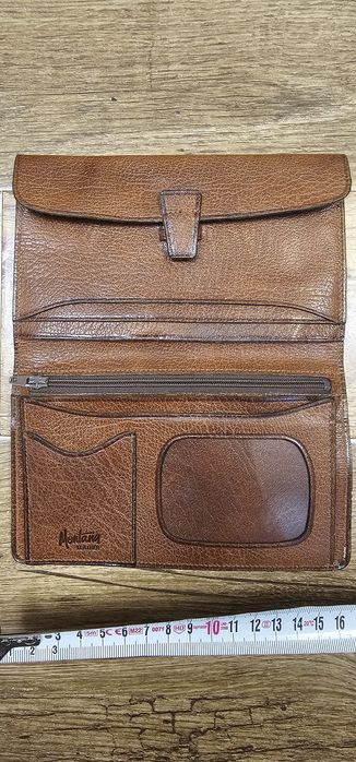 Portofel bărbați Montana Leather, piele naturală, maro
