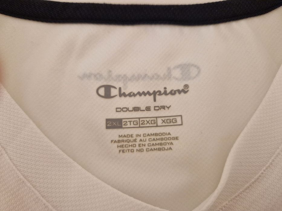 Tricoul alb/negru barbati, Champion, marime 2XL