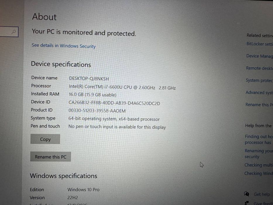 Laptop Lenovo Thinkpad