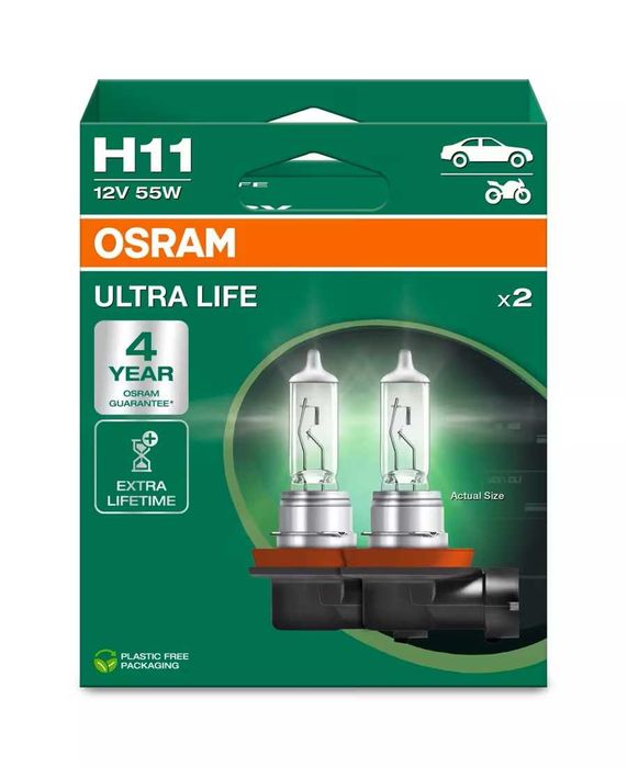 Автомобилни крушки OSRAM ULTRA LIFE H1,H4,H7,H11,сигнални/габаритни/интериорни,ксенонови(XENON/HID)