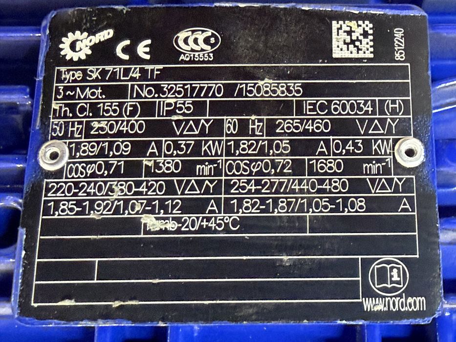 Нова шнекова/винтова помпа Netzsch 37-160 l/h