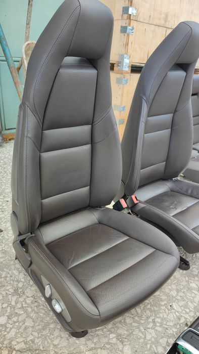 Кожен перфо салон Porsche Panamera 4S подгрев Порше Панамера