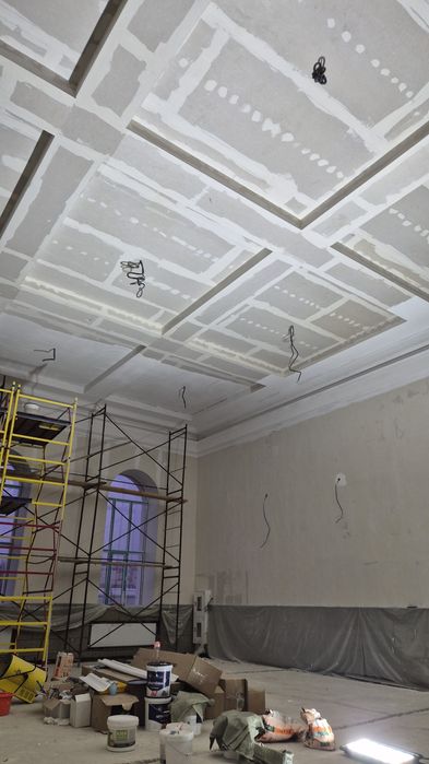 Обои,левкас,покраска