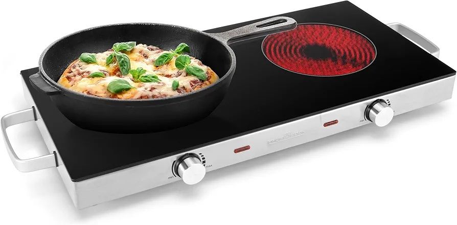 Нов  инфрачервен двоен котлон Proficook  PC-DKP 1211 неръждаем