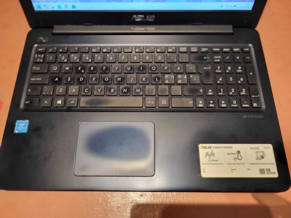 Laptop Asus R517N 15.6" Intel Quad N4200 1.1Ghz 4Gb DDR3 128Gb SSD W11