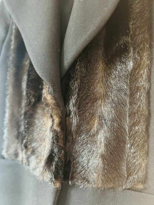 Палто от естествен косъм ZARA