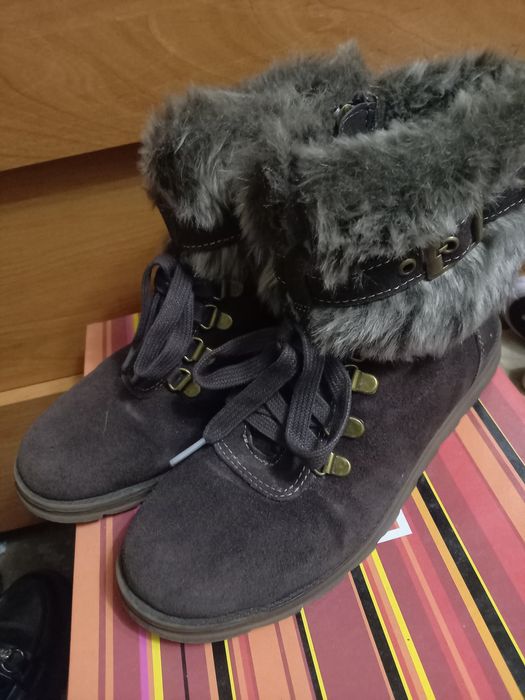 Зимние ботинки с мехом