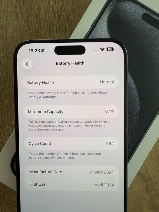 iPhone 15 Pro Max 512GB – Blue Titanium
