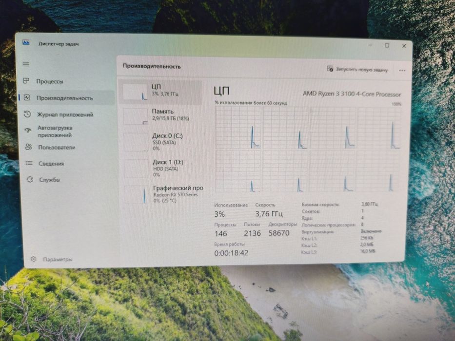 Компьютер игровой Ryzen