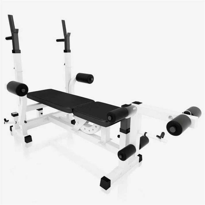 Aparat multifuncțional de fitness cu set de 100 de kg