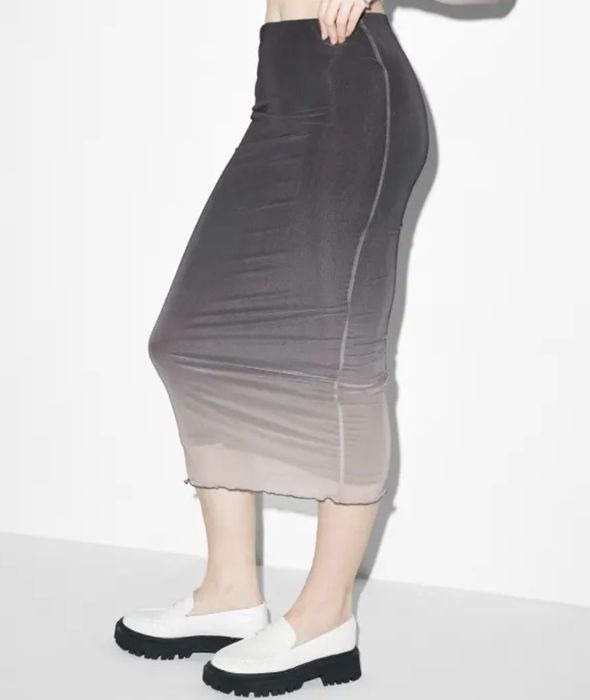 Fusta maxi dreapta plasa gradient C&A